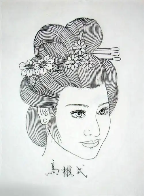 【绘画技法】各种古装发型的画法,值得去收藏(群主精品)