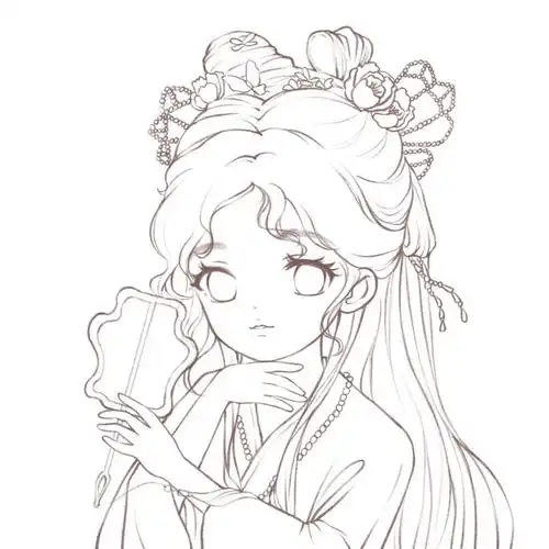 古风少女q版头像