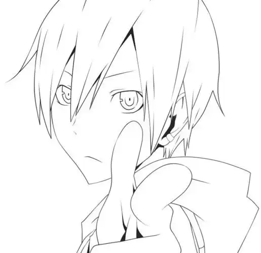 这几个线稿的动漫人物都叫什么名字?