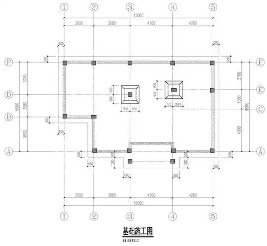 筏板基础施工图