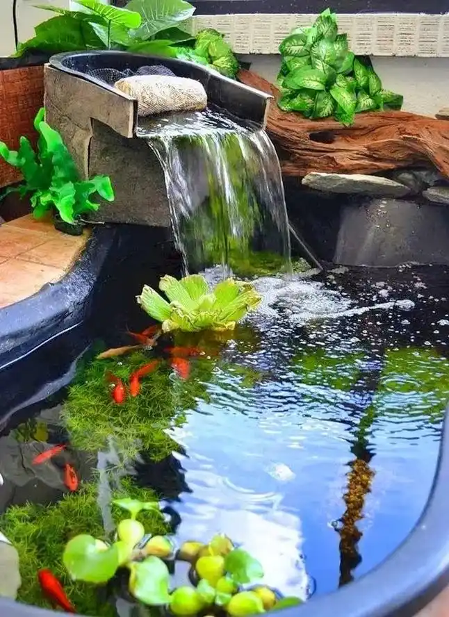 园林理水,流水景观设计#女人是水也是财 #家庭 #上热门@d - 抖音