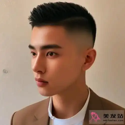 男士两边铲短发造型 时尚帅气魅力十足_韩式男发 - 美发站