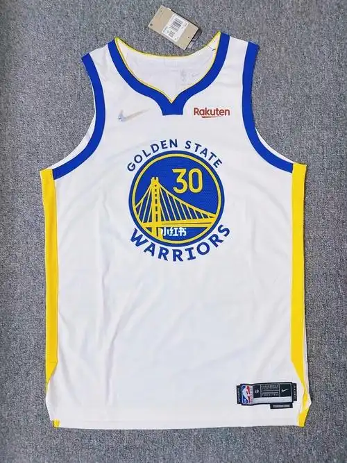 勇士21 -22夺冠赛季#75周年限定钻石aj标库里 球员版 au球衣白色主场