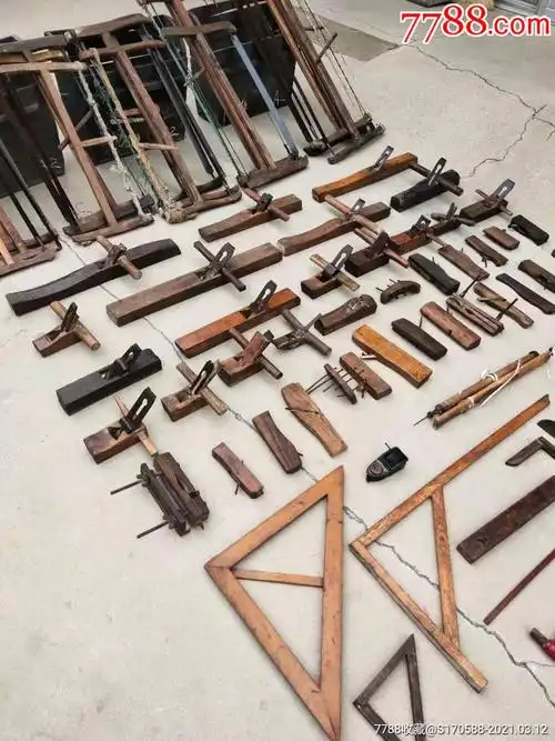 鲁班木工工具108件品相一流件件精品能用包老可用于民俗馆收藏