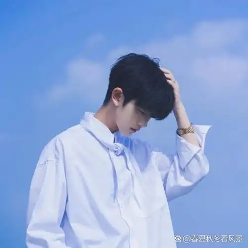 男生头像冷酷帅气侧脸真人