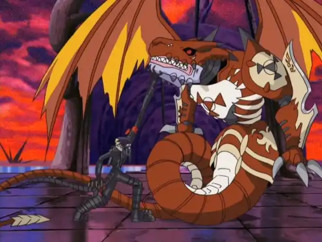 数码宝贝第三部35|堕天地狱兽大战破灭魔龙兽