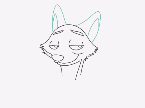 疯狂动物城树懒君简笔画