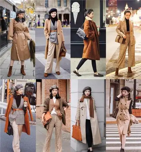 这个博客非常擅长使用它,尤其是她经常搜索的"相同颜色的混搭搭配",这