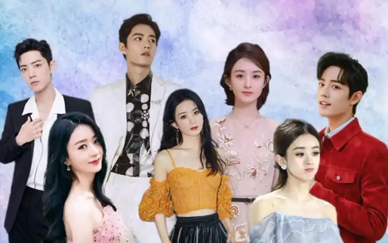 赵丽颖,肖战娱乐圈最耀眼的明星