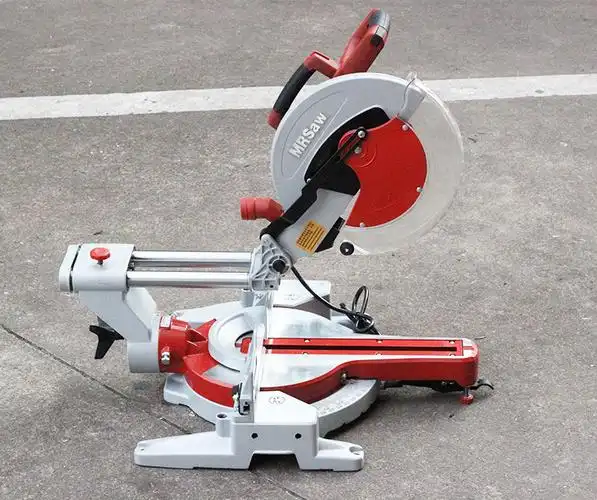 弘正93052工业级切割机12寸拉杆锯铝机双轨45度角斜切锯木工工具