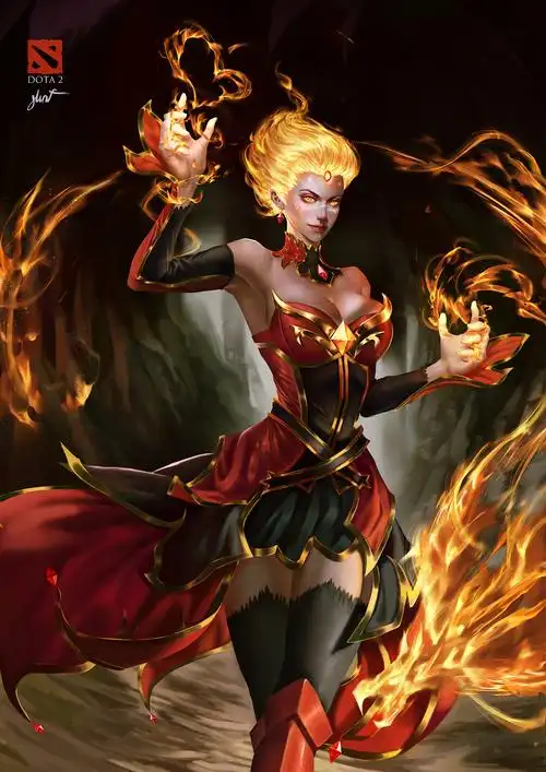 火女|插画|创作习作|啥修 - 原创作品 - 站酷 (zcool)