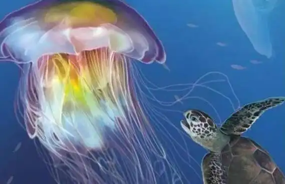 狮鬃水母的天敌是什么动物蠵龟防御高轻易吃掉水母