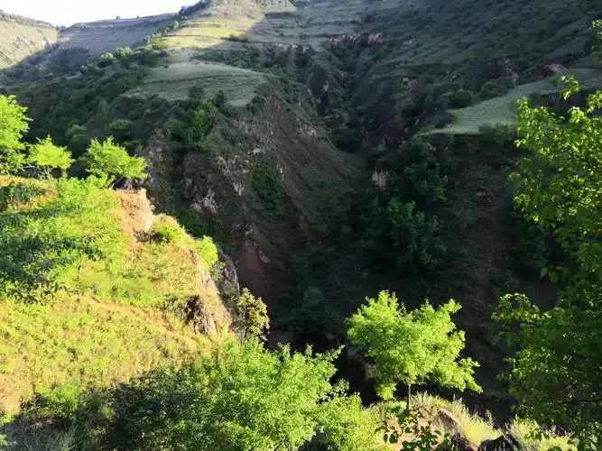 黄土高坡的景色