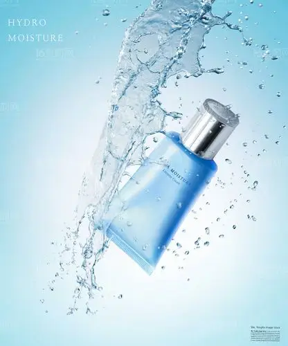 21款精美水润护肤品海报psd分层素材 - 素材中国16素材网