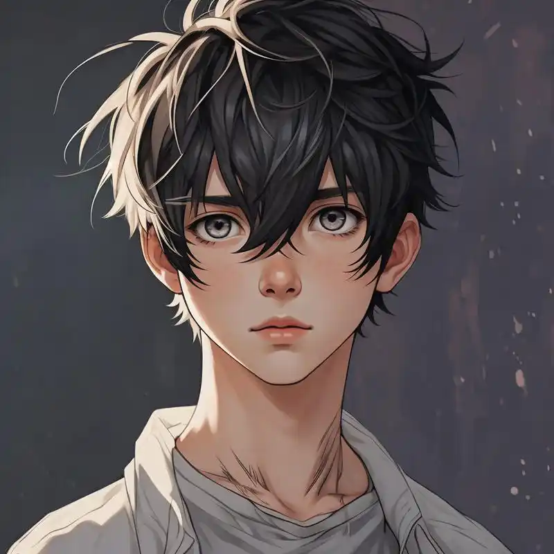 动漫风男孩头像90 动漫里的男主角总是让人心动不已,他们的帅气