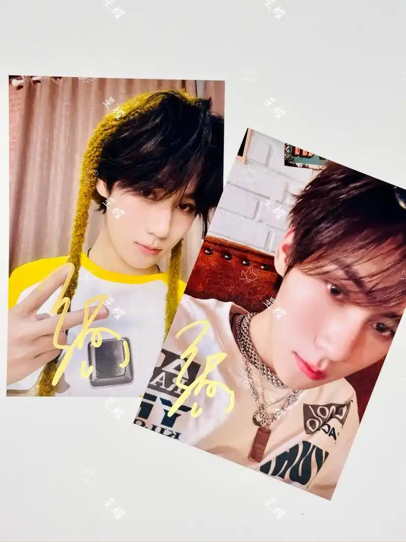 张真源周边 最新亲笔签名,包邮 正规经纪公司渠道出品接全