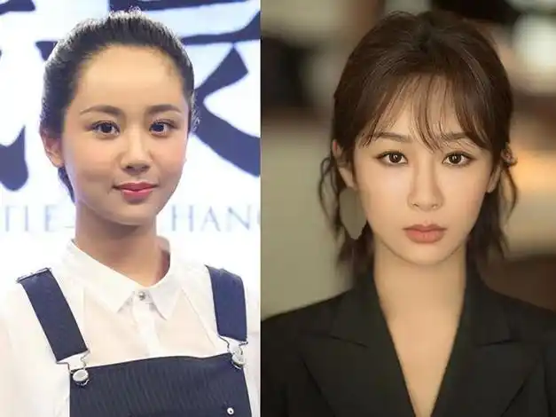 对比照,青涩稚嫩宛若路人,有没有整容一目了然|杨紫|脸蛋|赵丽颖