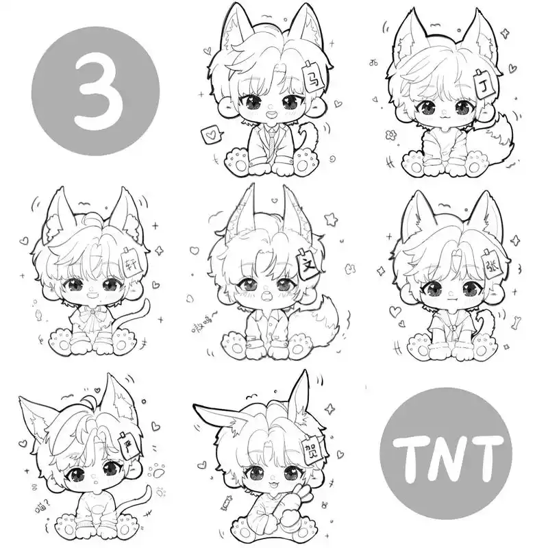 极限七选一!tnt方卡系列③「多79」 #时代少年团 #q版  - 抖音