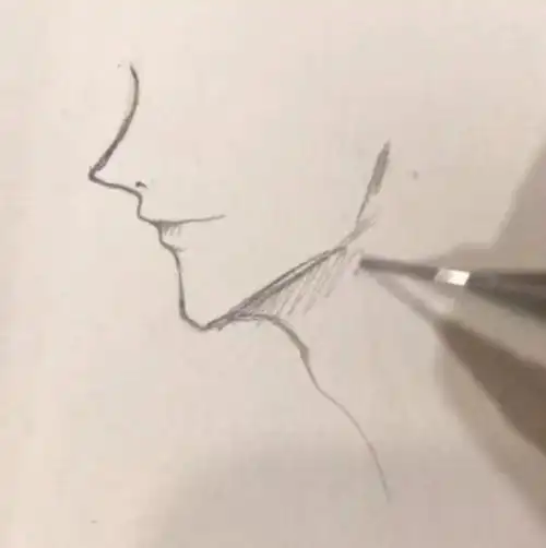 简约帅气侧颜简笔画教程侧面的男人简笔画笔画男生男生侧面简笔画可爱