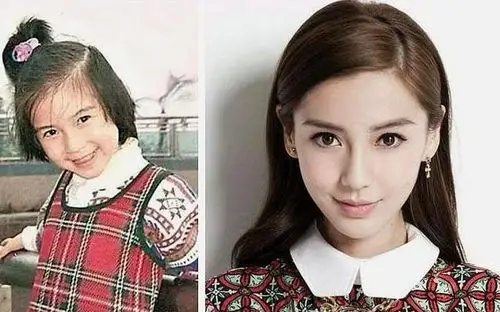 六位明星童年照和长大后的照片对比最后一个的变化真的很大