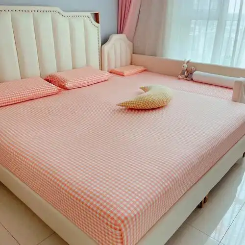 小格子粗布床单