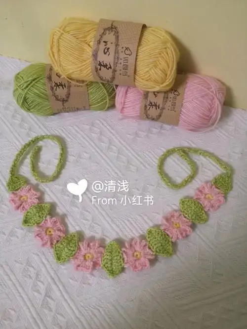 春日花环发带附图解