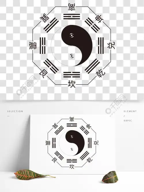 风水黑白太极八卦图1年前发布