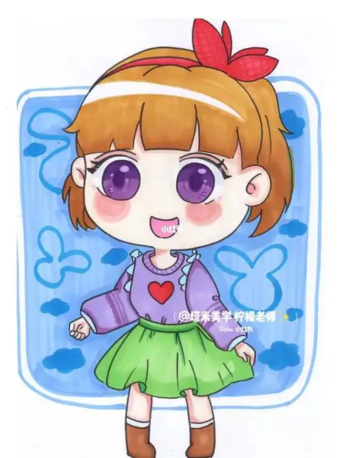 q版动漫女生人物|初级动漫女生系列