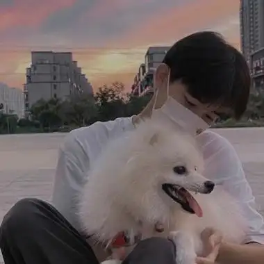 男生最可爱小奶狗头像