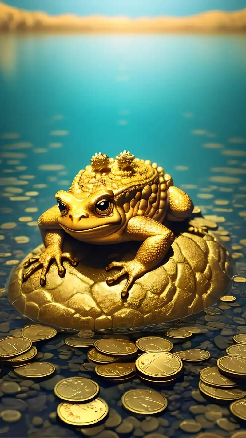 金蟾.#见者好运 #招财 #超清 #金蟾 #财神爷 - 抖音