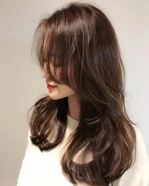 韩式蓬松气垫烫 长发发型 随意自然方便打理