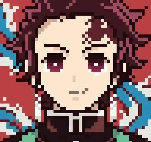 鬼灭之刃像素风格九柱