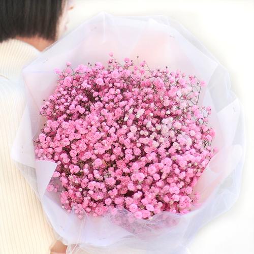 满天星干花花束送女友闺蜜男朋友生日成品永生花表白浪漫礼盒礼物