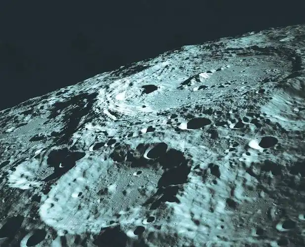 素材下载,本设计作品为月球表面高清全景图,格式:jpg,像素:3000x2429