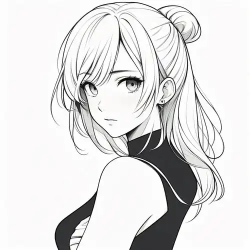 女生素描画像头像🎨,你心动了吗?