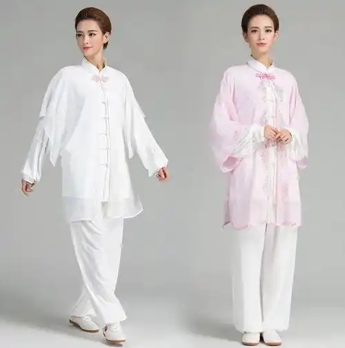 太极服披纱古韵中华单件披纱飘逸太极服女武术太极拳练功服春秋表演