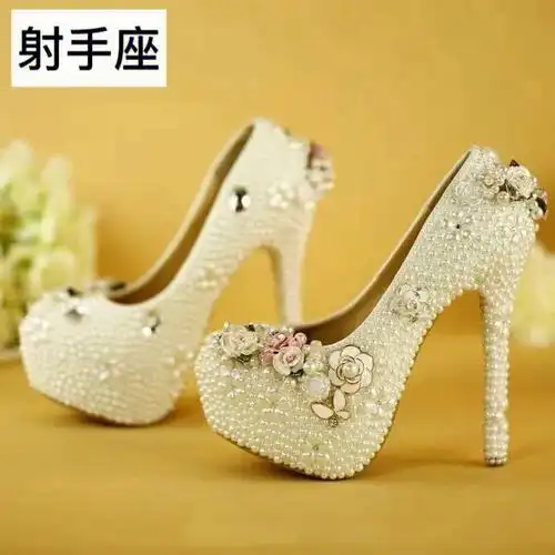 十二星座水晶高跟鞋