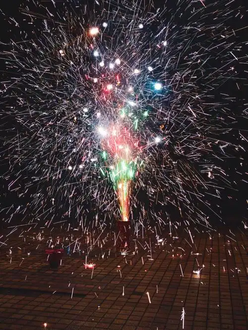 春节元宵节拍烟花