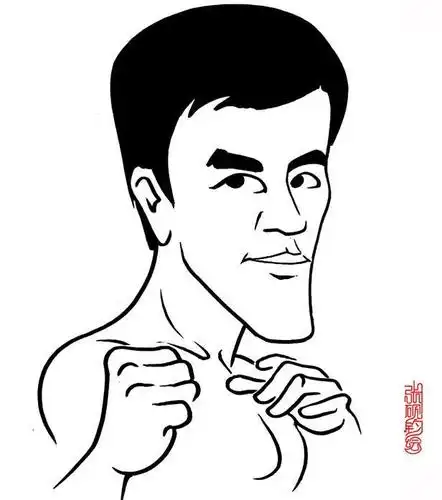 漫画家笔下的明星漫像(张砚钧 作品)