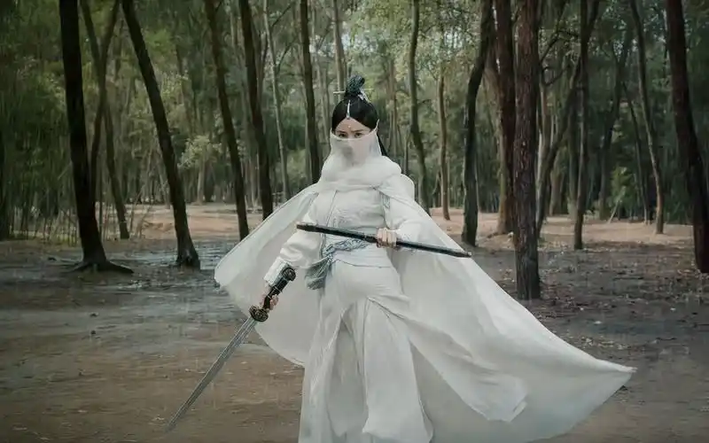 白衣女子武打群像用最锋利的剑杀最该死的人