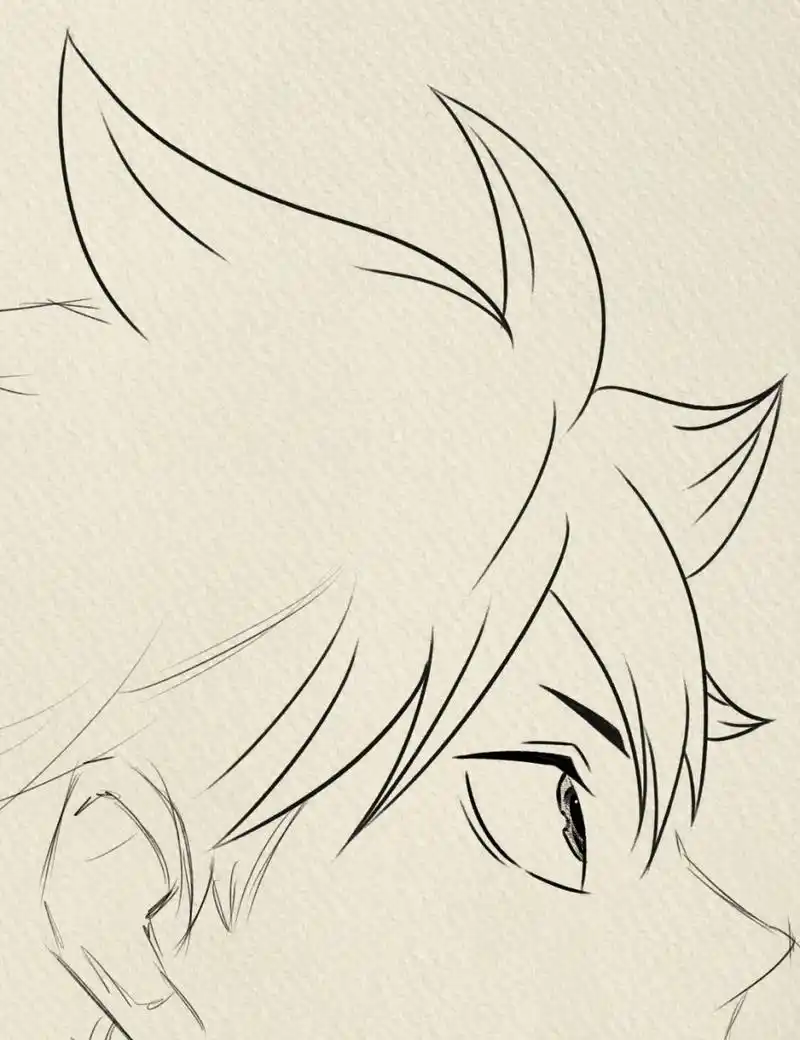 日向翔阳简笔画 #寻找绘画大神# #日向翔阳# #排球少年# #二次元# #简