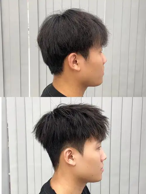 男士蓬松清爽烫发