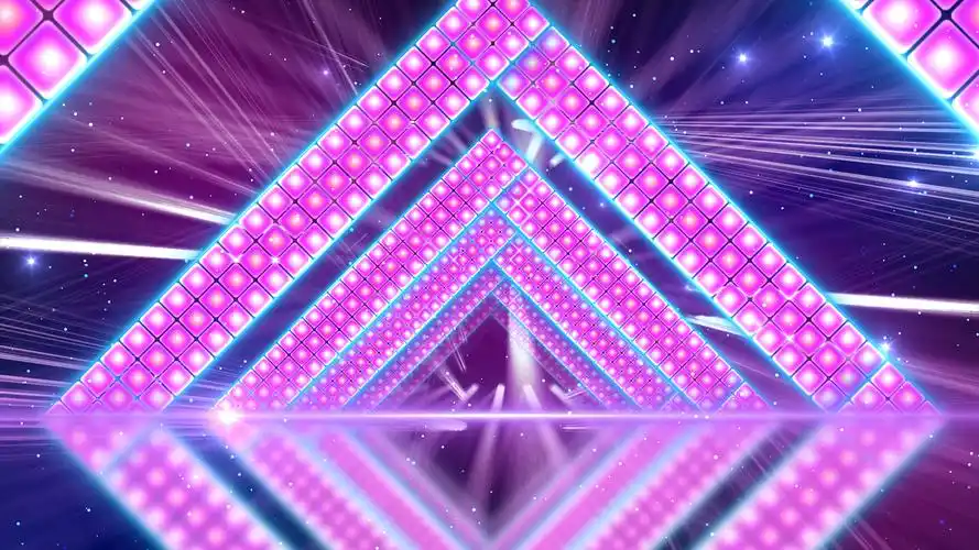 歌曲招牌动作舞台背景炫酷led动态视频