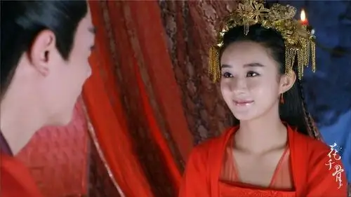赵丽颖「古装剧中的大婚造型」4:《花千骨》花千骨