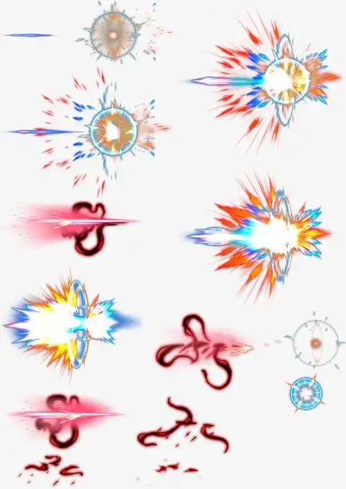 攻击碰撞特效免抠素材免费下载_觅元素51yuansu.com