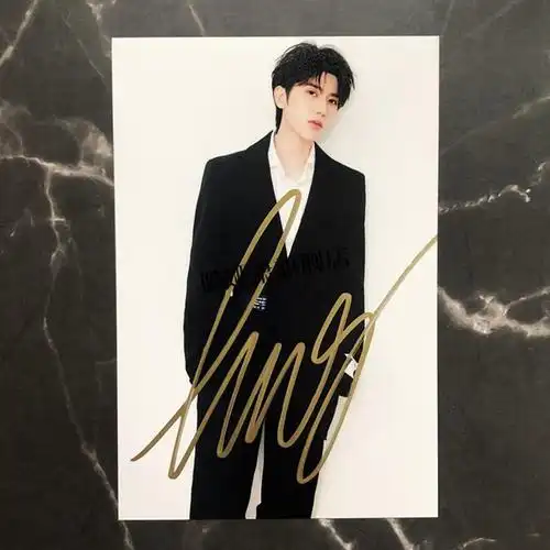 小米mi生态蔡徐坤2022官方应援迷盒蔡徐坤签名照亲笔保真2022巡回演唱