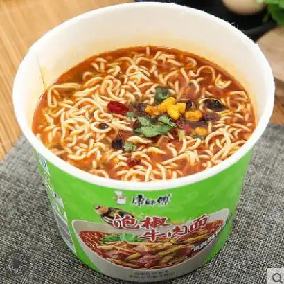 康师傅泡椒牛肉面 1桶 经典方便面