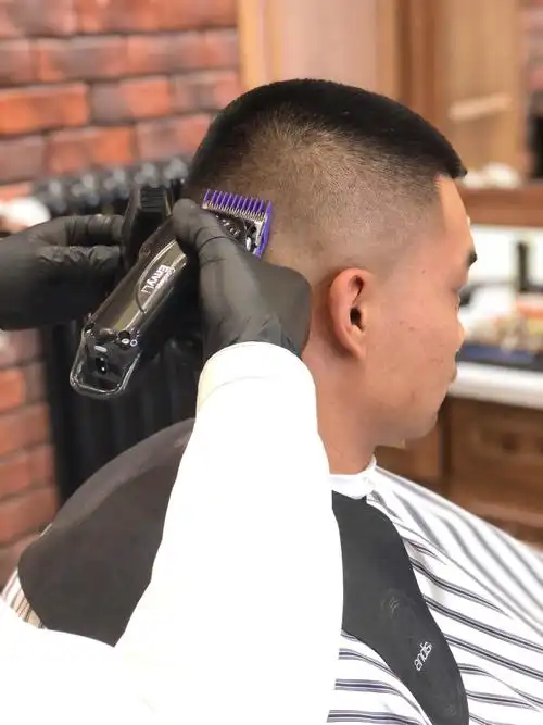 男士改造计划  #美式圆寸  #短发男孩 #渐变  #寸头男孩