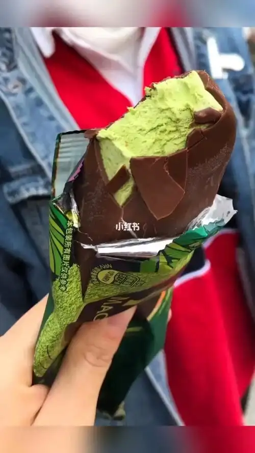 梦龙出抹茶味雪糕了满满的抹茶味