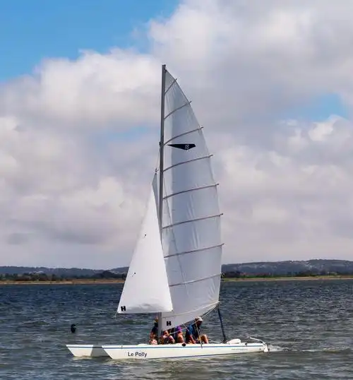 帆船,小船,海,浏览,帆船,帆,垫